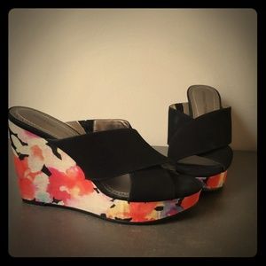 Slip on summer wedges